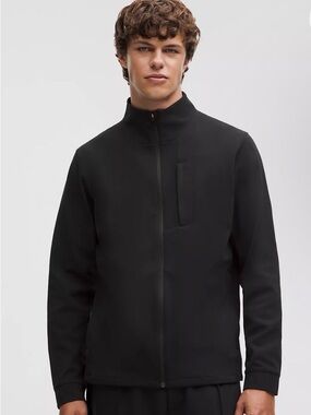 NWT lululemon athletica Men's Black Lightweight Zip Jacket in small